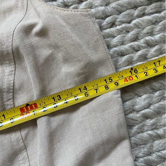 Vintage Escada Beige Linen Dress - Picture 9 of 10